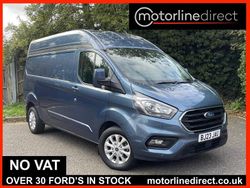Blue Used 2023 Ford Transit Custom Limited Van | £24,989 (Good price)