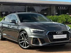 Grey Used 2022 Audi A5 S-Line Coupe | £27,740 (A bit pricey)