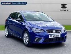 Blue Used 2021 Seat Ibiza FR Hatchback | £11,702 (Fair price)