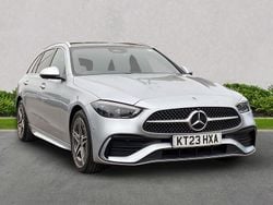 Silver Used 2023 Mercedes C300e AMG Line Premium Plus Estate | £30,799 (Fair price)