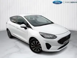Frozen white Used 2022 Ford Fiesta Titanium Hatchback | £13,499 (Fair price)