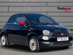 Black Used 2022 Fiat 500 Red Hatchback | £9,795 (Fair price)