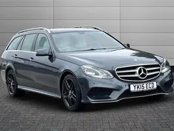 Grey Used 2015 Mercedes E220 AMG line Estate | £14,295 (Expensive)