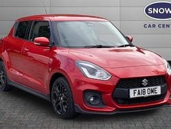 Red Used 2018 Suzuki Swift Sport Hatchback | £8,548 (Fair price)
