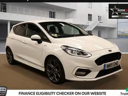 White Used 2019 Ford Fiesta ST-Line Hatchback | £9,890 (Fair price)