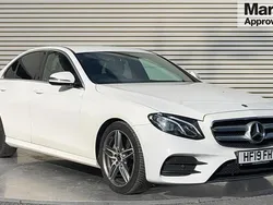 White Used 2019 Mercedes E220 AMG line Sedan | £20,226 (Good price)