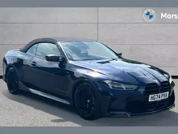 Tanzanite blue ii metallic Used 2025 BMW M4 Cabriolet Competition Edition Cabriolet | £76,166