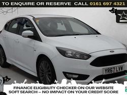 White Used 2017 Ford Focus ST-Line Hatchback | £8,970 (Fair price)