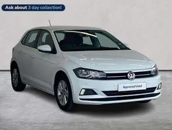 White Used 2019 VW Polo SE Hatchback | £11,356 (Fair price)