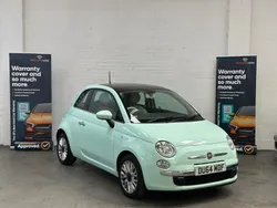 Green Used 2014 Fiat 500 Lounge Hatchback | £2,495 (Good price)
