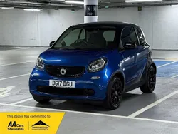 Blue Used 2017 Smart ForTwo Coupé Prime Coupe | £7,200 (Fair price)