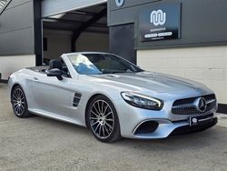 Silver Used 2016 Mercedes SL500 AMG line Cabriolet | £25,890