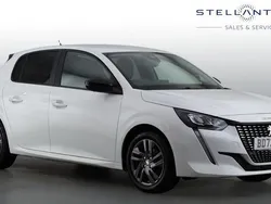 White Used 2022 Peugeot 208 Active+ Hatchback | £12,298 (Fair price)