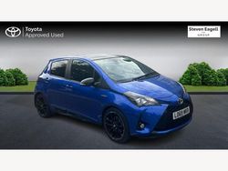 Blue/black Used 2020 Toyota Yaris Hybrid Sport Hatchback | £15,534 (Fair price)