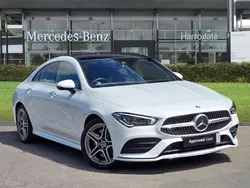 White Used 2022 Mercedes CLA250 AMG Line Premium Plus Sedan | £28,000 (Fair price)