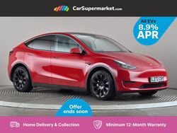 Red Used 2022 Tesla Model Y Long Range AWD SUV | £25,697 (Fair price)