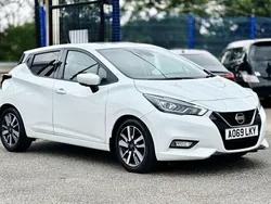 White Used 2019 Nissan Micra Tekna Hatchback | £11,495 (Fair price)