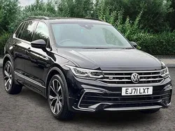 Black Used 2022 VW Tiguan R-line SUV | £29,990 (Expensive)