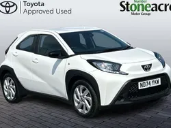 White New 2025 Toyota Aygo PURE Hatchback | £14,500 (A bit pricey)