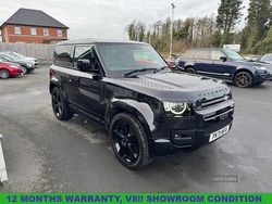 Black Used 2021 Land Rover Defender SUV | £76,995 (A bit pricey)