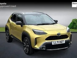 Yellow Used 2022 Toyota Yaris Hybrid Edition Hatchback | £23,805