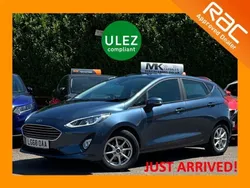 Chrome blue Used 2018 Ford Fiesta Zetec Hatchback | £8,795 (Fair price)