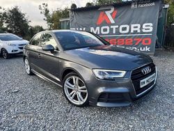Grey Used 2018 Audi A3 S-Line Sedan | £13,750 (Fair price)