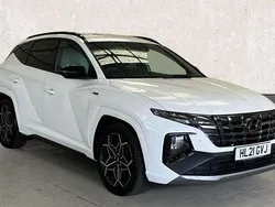 White Used 2021 Hyundai Tucson N Line SUV | £19,685 (A bit pricey)
