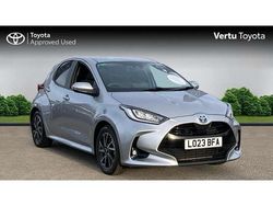 Silver Used 2023 Toyota Yaris Hybrid Design Hatchback | £19,009 (Fair price)