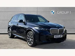 Black Used 2023 BMW X5 M Sport SUV | £63,290 (Fair price)