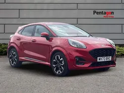 Red Used 2023 Ford Puma Gen-E ST-Line X SUV | £18,495 (A bit pricey)