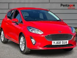 Red Used 2019 Ford Fiesta Titanium Hatchback | £8,649 (Good price)