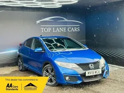 Blue Used 2015 Honda Civic Sport Hatchback | £7,499 (Fair price)