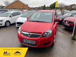 Red Used 2012 Vauxhall Zafira MPV | £2,995 (Fair price)