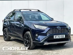 Blue Used 2021 Toyota RAV4 Hybrid SUV | £26,451 (Fair price)