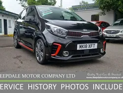 Black Used 2018 Kia Picanto GT-Line Hatchback | £6,990 (Fair price)