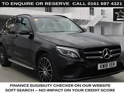 Black Used 2018 Mercedes GLC350 AMG line SUV | £23,970 (Fair price)