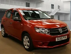 Red Used 2015 Dacia Sandero Ambiance Hatchback | £4,795 (Fair price)