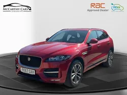 Red Used 2017 Jaguar F-Pace R-Sport SUV | £14,795 (Fair price)