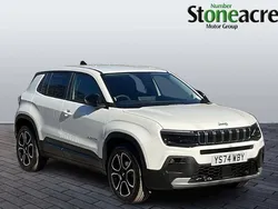 White New 2025 Jeep Avenger Summit SUV | £21,495 (Good price)