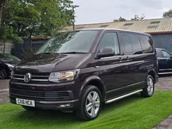 Mauve/purple Used 2016 VW T6 Highline Van | £19,000 (A bit pricey)