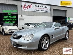 Silver Used 2005 Mercedes SL350 Cabriolet | £7,495 (Fair price)