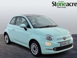 Green Used 2018 Fiat 500 Lounge Hatchback | £7,995 (Fair price)