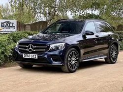 Blue Used 2018 Mercedes GLC220 AMG Line Premium Plus SUV | £13,250 (Expensive)