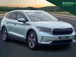 Silver Used 2024 Skoda Enyaq iV SUV | £31,474 (Fair price)