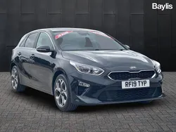 Black Used 2019 Kia Ceed 3 Hatchback | £14,990 (Fair price)