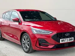 Red Used 2023 Ford Focus ST-Line Hatchback | £14,823 (Fair price)
