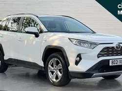 White Used 2021 Toyota RAV4 Hybrid Design SUV | £23,192 (Good price)