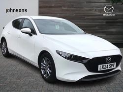 White Used 2024 Mazda 3 Prime-Line Hatchback | £14,132 (Fair price)