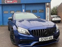 Blue Used 2019 Mercedes C63 AMG Premium Plus Cabriolet | £41,495 (Fair price)